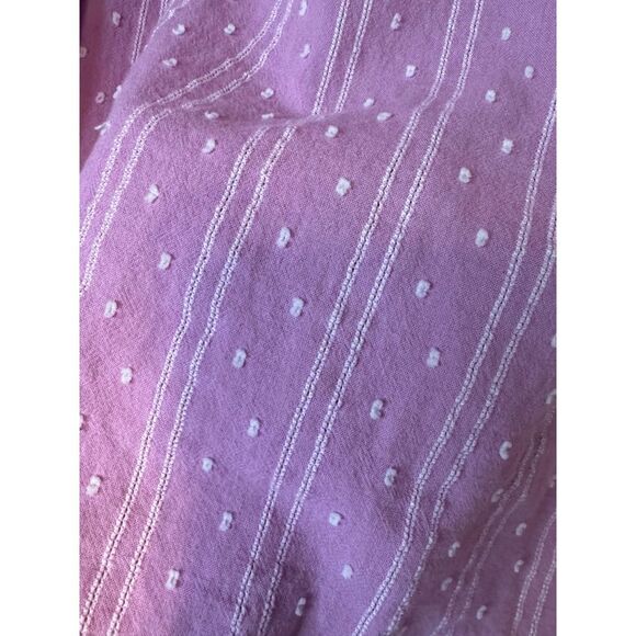 Loft Dobby V-Neck Blouse Size‎ Large - Picture 4 of 5